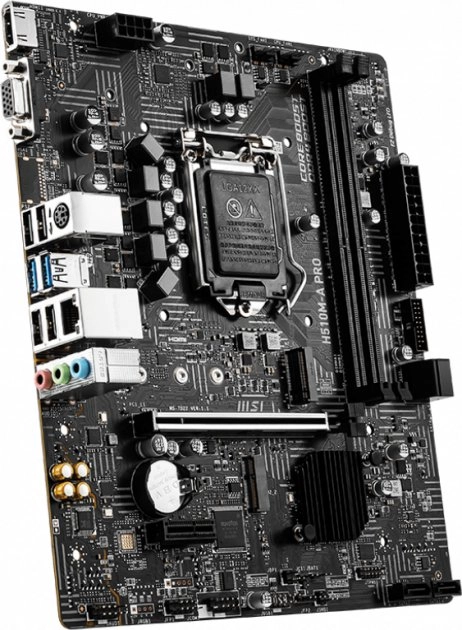 Мат. плата 1200 MSI H510M PRO - зображення 3