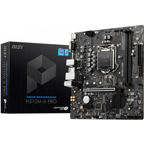 Мат. плата 1200 MSI H510M PRO - зображення 6