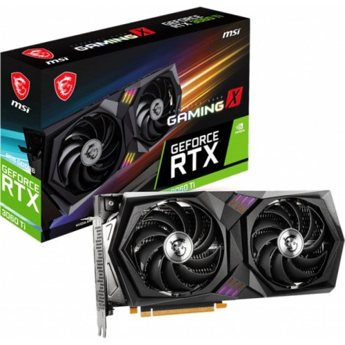 Відеокарта GeForce RTX 3060 Ti 8 GDDR6 MSI GAMING X (RTX 3060 Ti GAMING X 8G LHR) - зображення 6