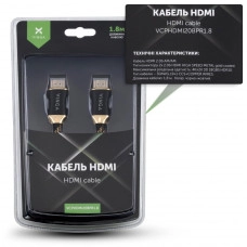 Кабель HDMI to HDMI, 1.0m, v2.0b HDR10 Vinga (VCPHDMI20BPR1) - зображення 1