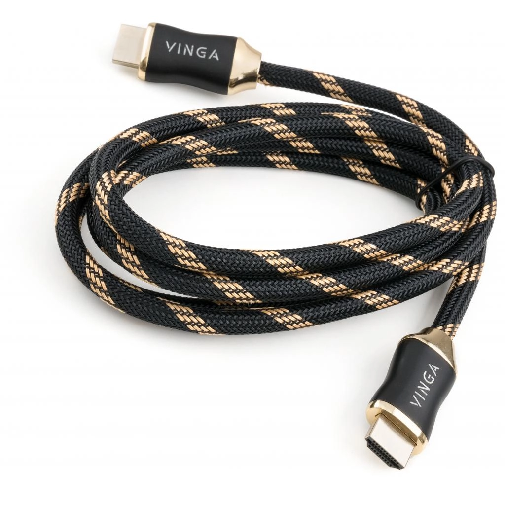 Кабель HDMI to HDMI, 1.0m, v2.0b HDR10 Vinga (VCPHDMI20BPR1) - зображення 2