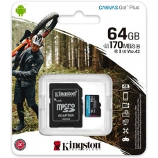 MicroSDXC 64 Gb Kingston Canvas Go! Plus class 10 UHS-I