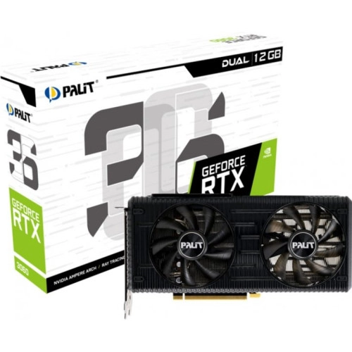 Відеокарта GeForce RTX 3060 12 GDDR6 Palit DUAL (NE63060019K9-190AD) - зображення 5