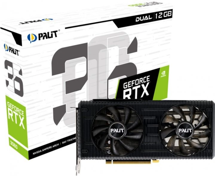 Відеокарта GeForce RTX 3060 12 GDDR6 Palit DUAL (NE63060019K9-190AD) - зображення 6