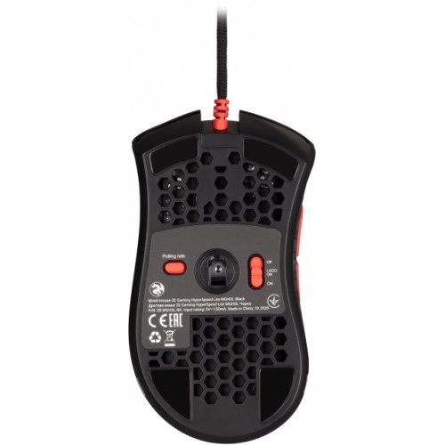 Мишка 2E Gaming HyperSpeed Lite RGB Black (2E-MGHSL-BK) - зображення 2