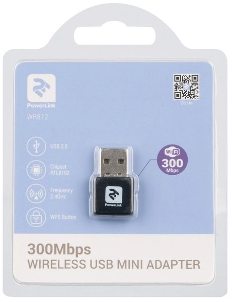 Мережева карта Wireless USB Wi-Fi 2E PowerLink WR812 - зображення 3