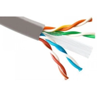 Кабель вита пара 6 кат 4пари, UTP, 1Gb/s, біметал,
