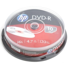 Диск DVD-R 4,7Gb 16x HP (69315/DME00026-3)