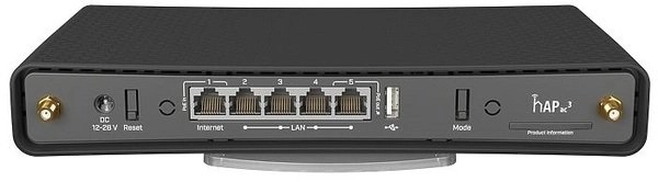 Маршрутизатор WiFi Mikrotik hAP ac3 RBD53iG-5HacD2HnD - зображення 3