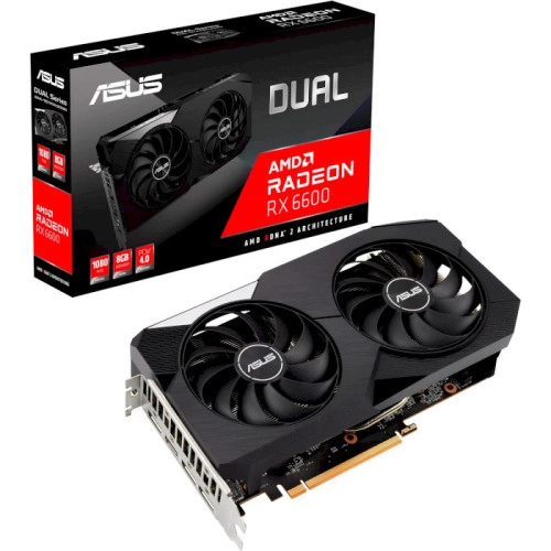 Відеокарта ATI Radeon RX 6600 8 Gb GDDR6 Asus Dual (DUAL-RX6600-8G-V3) - зображення 5
