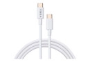 Кабель USB Type C to Type C 1.0м. Vinga 45W PVC - зображення 1