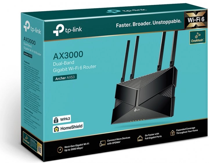 Маршрутизатор WiFi TP-Link Archer AX53 - зображення 6