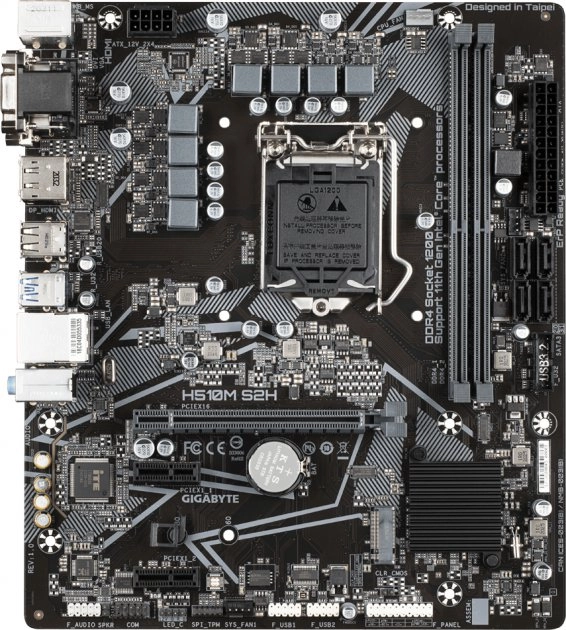 Мат. плата 1200 Gigabyte H510M S2H - зображення 1