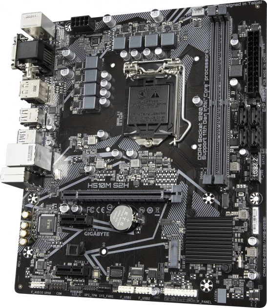 Мат. плата 1200 Gigabyte H510M S2H - зображення 3