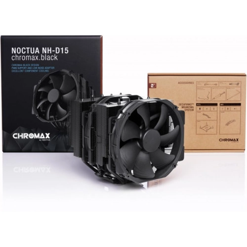 Вентилятор NOCTUA NH-D15 CHROMAX.BLACK - зображення 4