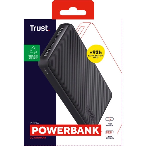 Батарея POWER BANK Trust Primo 20000mAh (23593\/24676) - зображення 7