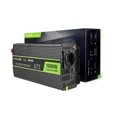 Інвертор Green Cell  INV08 12V-220V 1000W - зображення 1