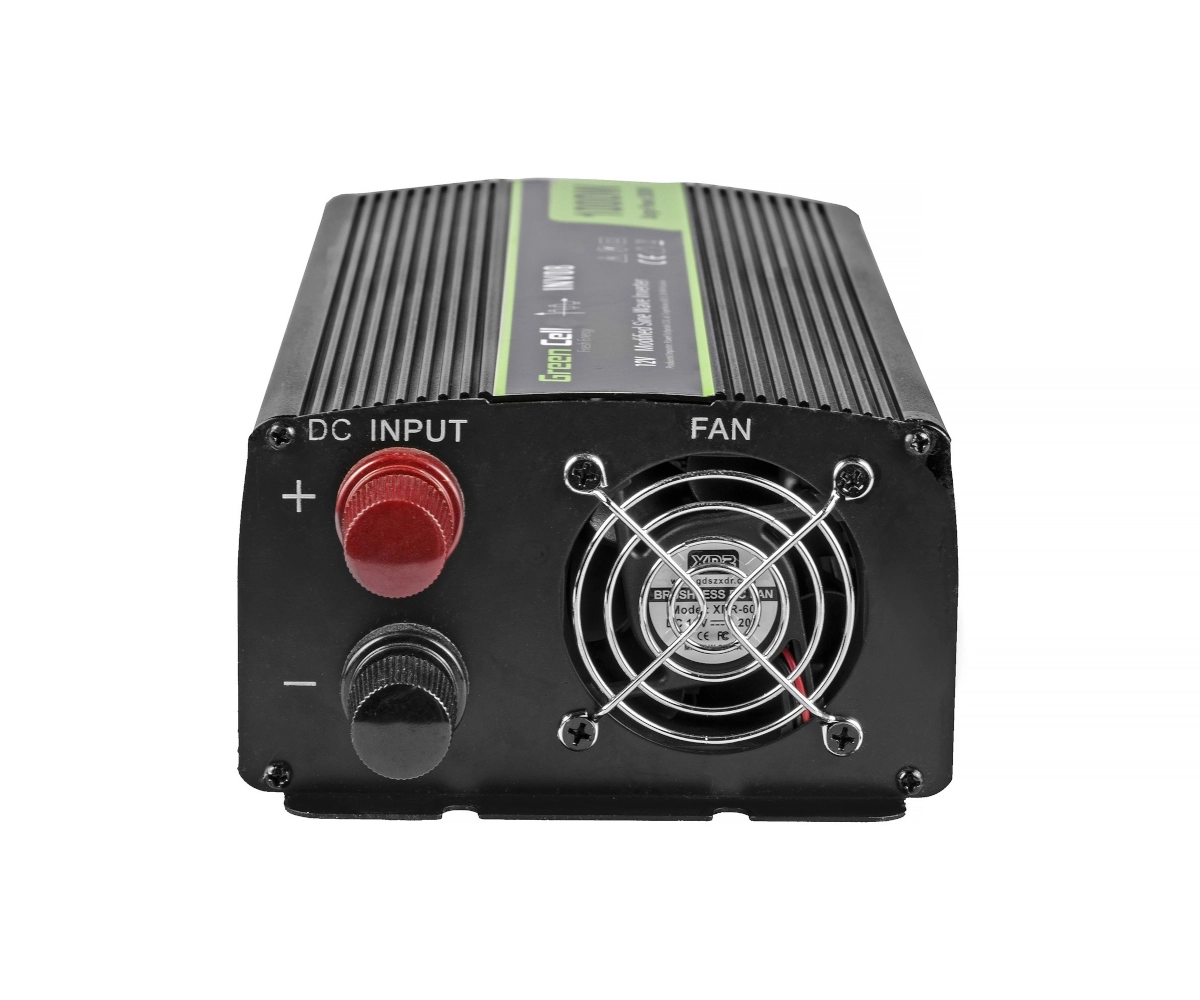 Інвертор Green Cell  INV08 12V-220V 1000W - зображення 5