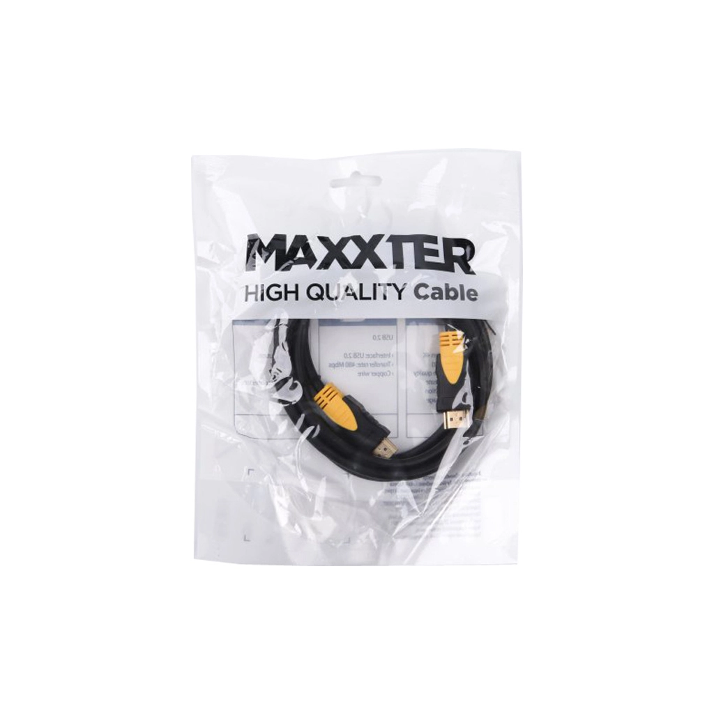 Кабель HDMI to HDMI, 2.0m Maxxter (VP-HDMI-2M) - зображення 2