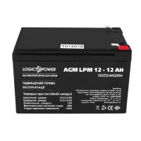 Акумуляторна батарея LogicPower LPM 12V 12Ah (6550)