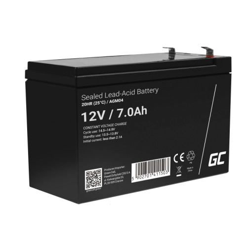 Акумуляторна батарея Green Cell AGM 12V 7Ah (AGM04) - зображення 1
