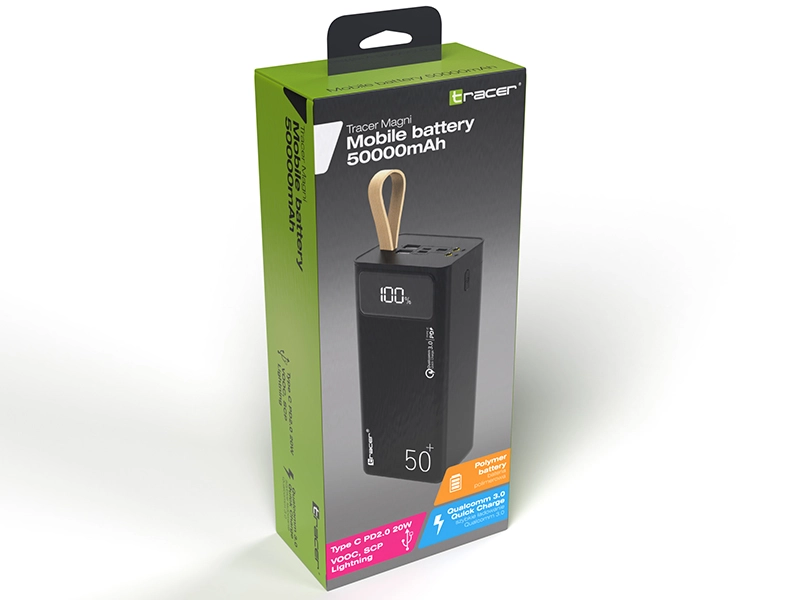 Батарея POWER BANK Tracer 50000mAh QC3.0-PD20W - зображення 5