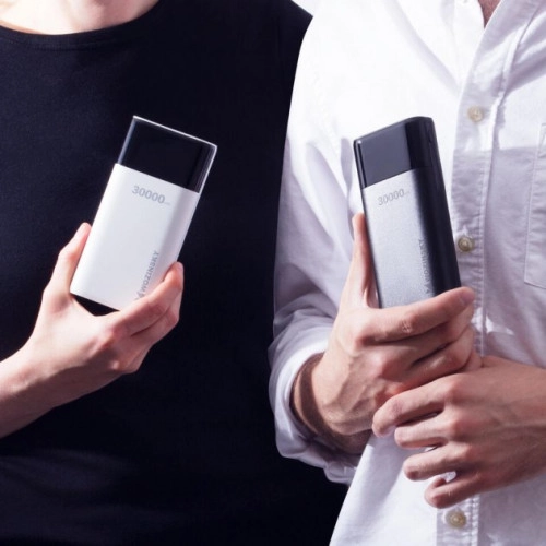 Батарея POWER BANK Wozinsky WPB-001BK 30000mAh - зображення 4