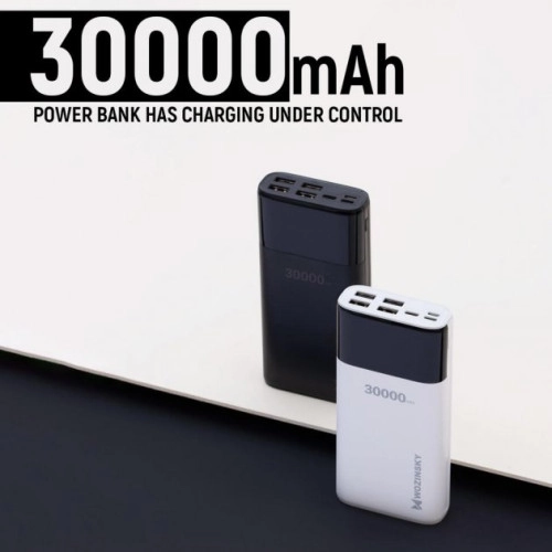 Батарея POWER BANK Wozinsky WPB-001BK 30000mAh - зображення 6