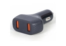 Автомобільний зарядний пристрій Gembird Quick Charge 3.0 (TA-U2QC3-CAR-01) - зображення 1