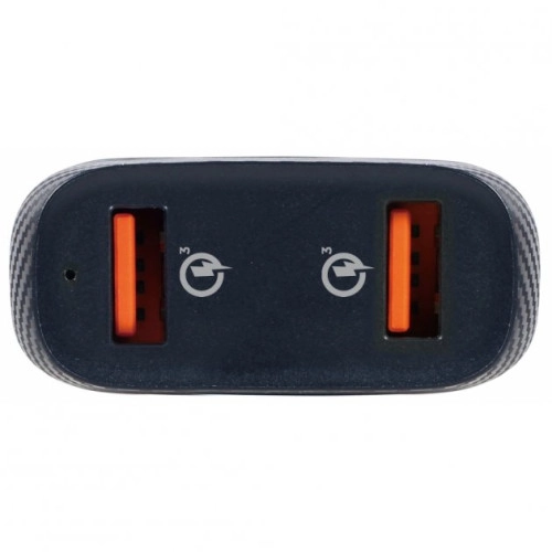 Автомобільний зарядний пристрій Gembird Quick Charge 3.0 (TA-U2QC3-CAR-01) - зображення 2