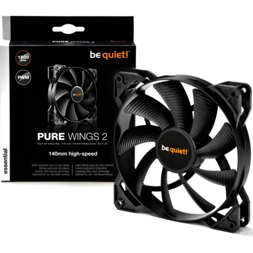Вентилятор для корпусів 140mm be quiet! Pure Wings 2 PWM High-Speed (BL083) - зображення 3