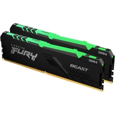 Пам'ять DDR4 RAM_16Gb (2x8Gb) 3600Mhz Kingston Fury Beast RGB (KF436C17BBAK2/16)