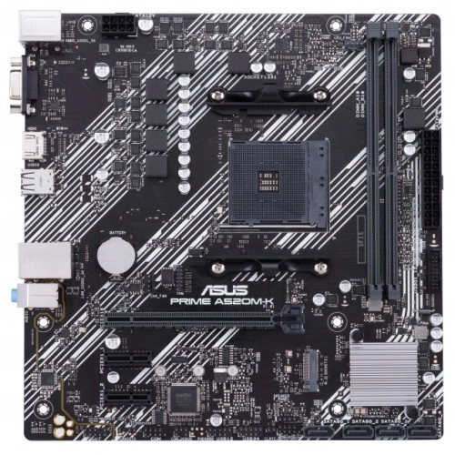 Мат. плата AM4 Asus PRIME A520M-K - зображення 2