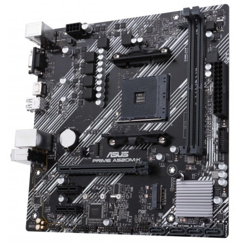 Мат. плата AM4 Asus PRIME A520M-K - зображення 6