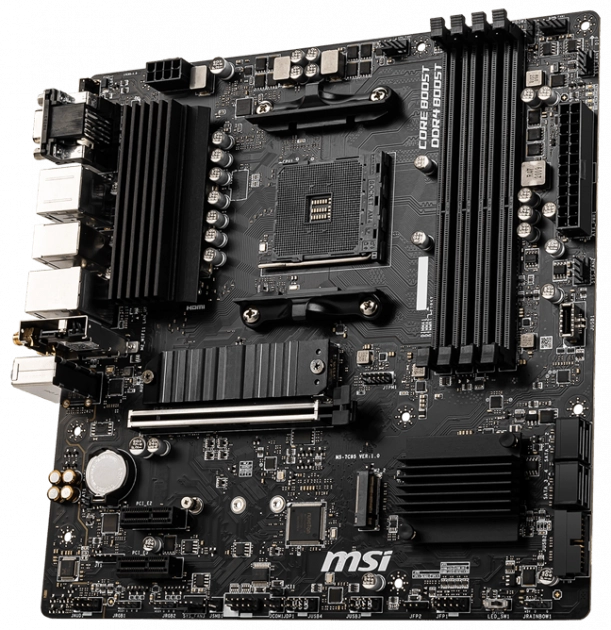 Мат. плата AM4 MSI B550M PRO-VDH WIFI - зображення 3