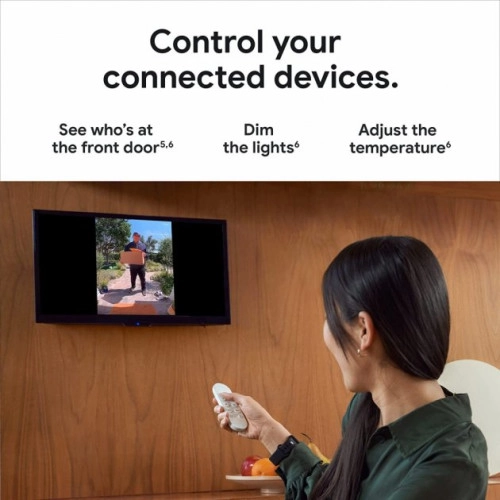 Медіаплеєр Google Chromecast 4.0 HD з Google TV Snow (GAO3131) - зображення 11