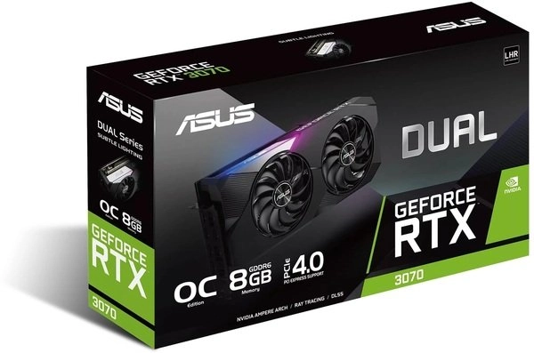 Відеокарта GeForce RTX 3070  8G Asus DUAL OC V2 LHR (DUAL-RTX3070-O8G-V2) - зображення 9