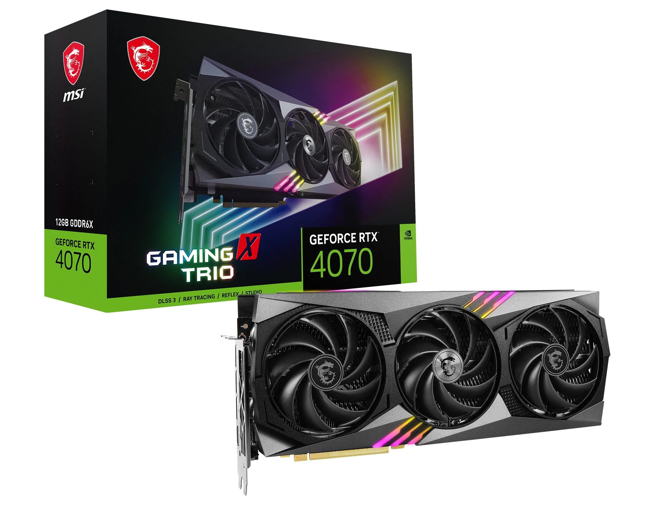 Відеокарта GeForce RTX 4070 12 GDDR6X MSI GAMING TRIO (RTX 4070 GAMING TRIO 12G) - зображення 10