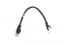 Патч-корд 2E Cat 5e, UTP, Black 0.20m - зображення 1