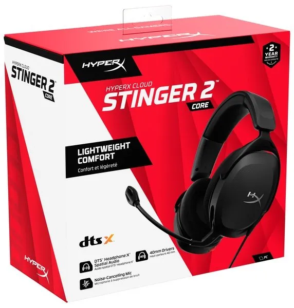 Гарнітура HyperX Cloud Stinger 2 Core Wired Black (683L9AA) - зображення 8