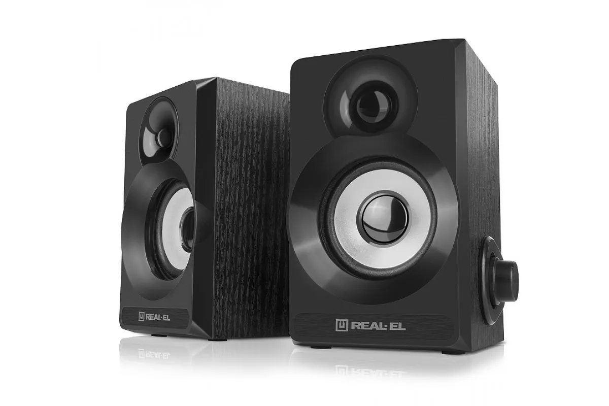 Колонки REAL-EL S-200 Black - зображення 1