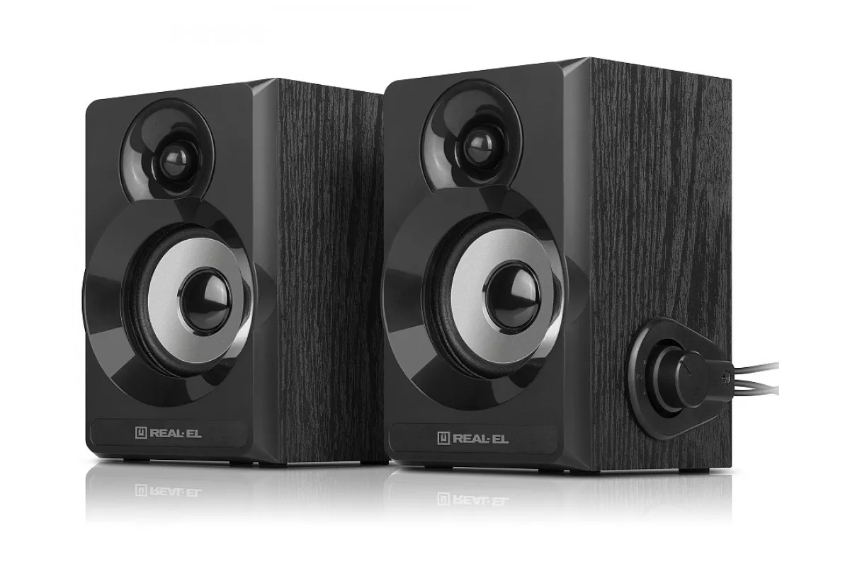 Колонки REAL-EL S-200 Black - зображення 2