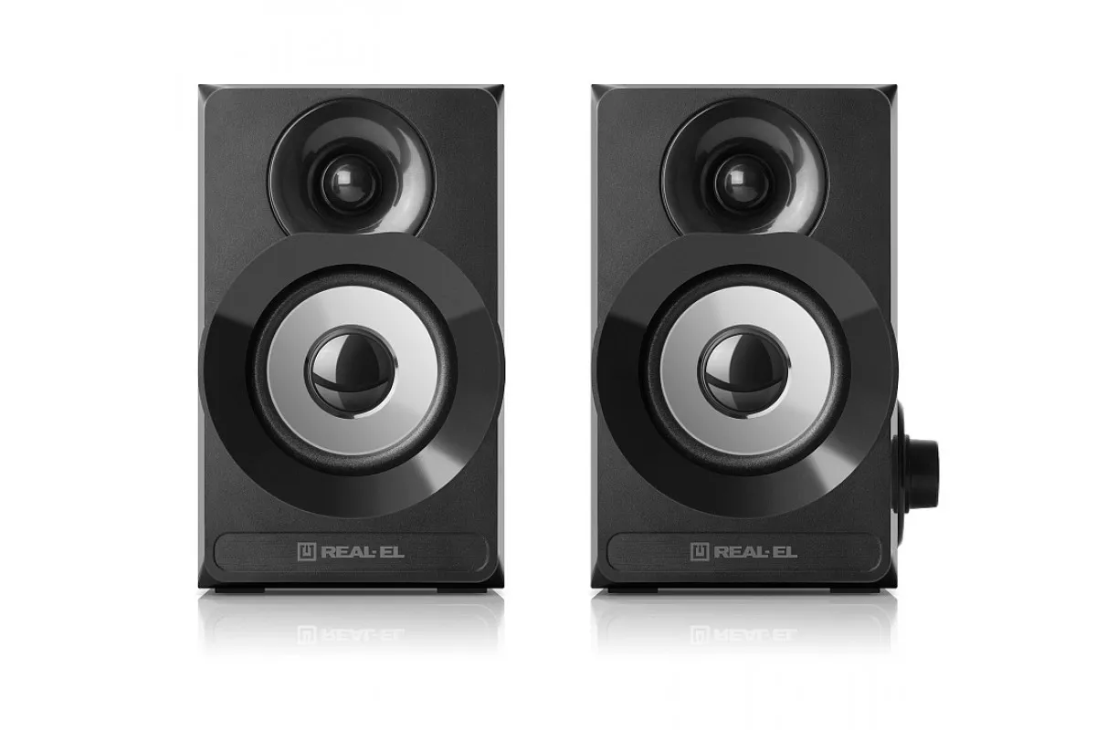 Колонки REAL-EL S-200 Black - зображення 3