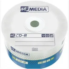 Диск CD-R 700Mb 52x MyMedia MATT SILVER (69201)