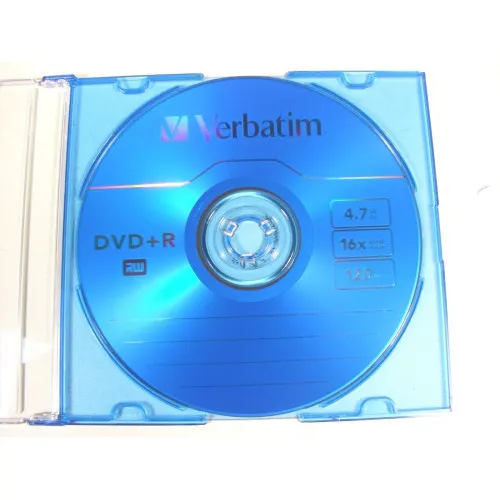 Диск DVD+R 4.7Gb 16x Verbatim Color (43556_1) - зображення 1