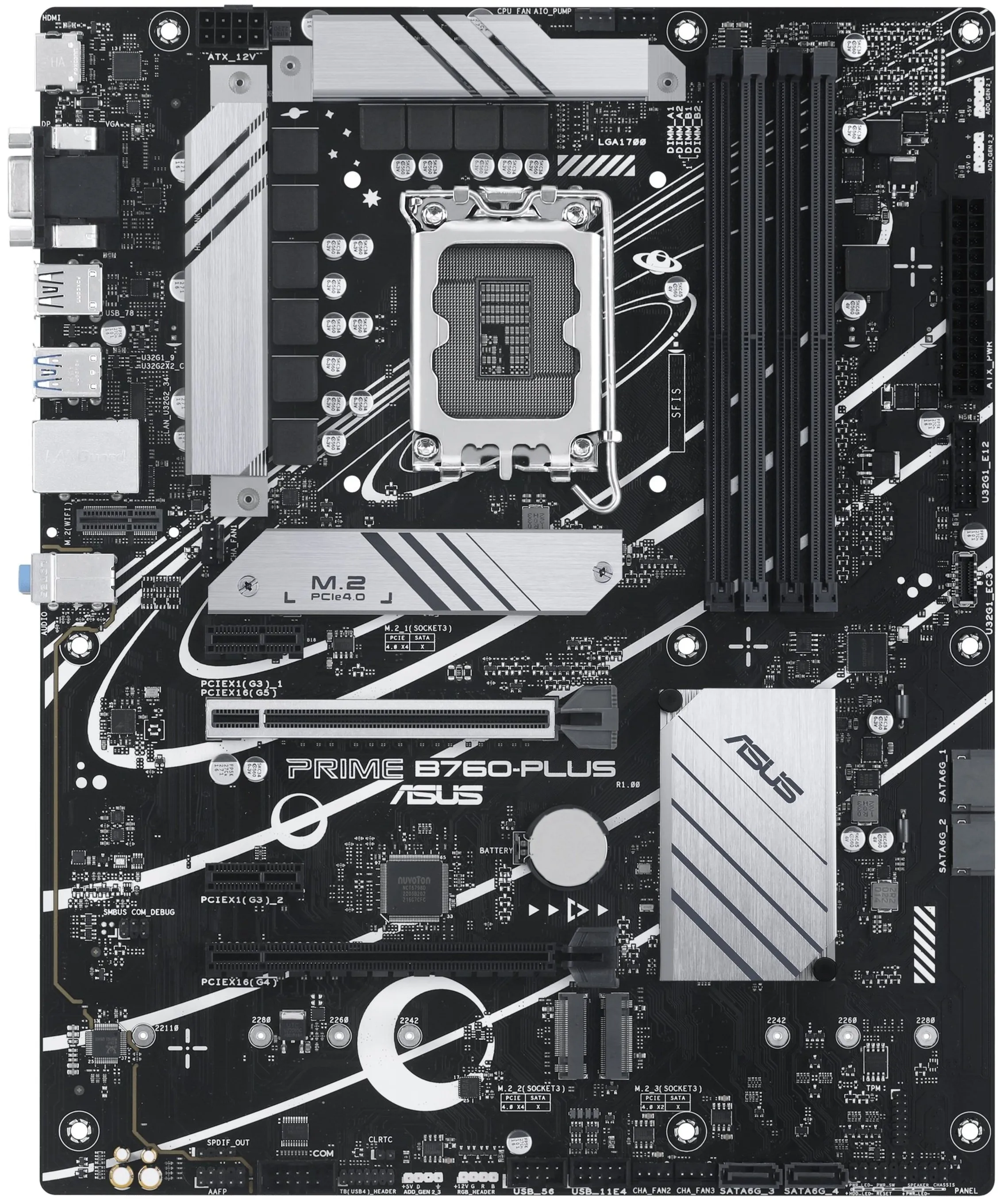 Мат. плата 1700 ASUS PRIME B760-PLUS - зображення 2