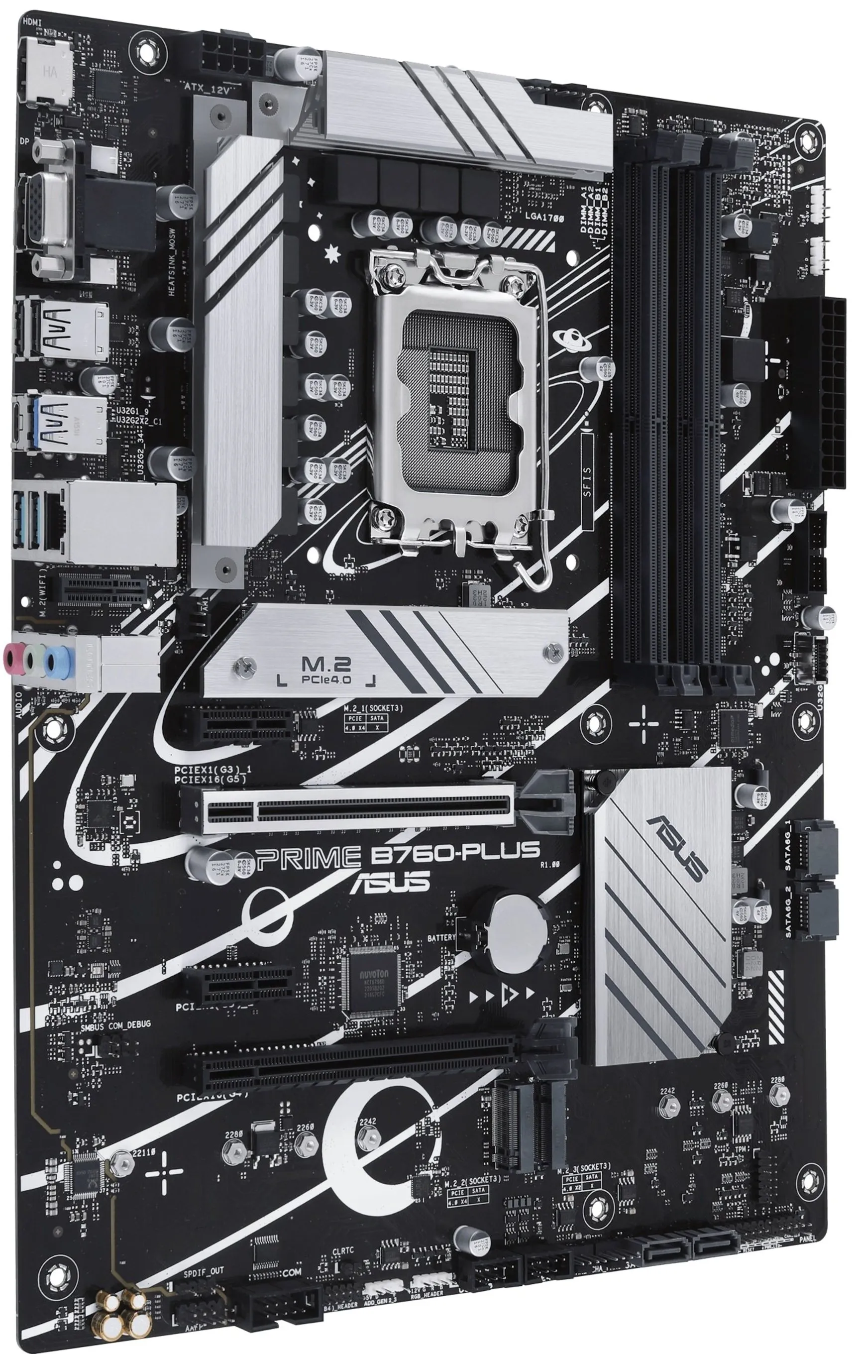 Мат. плата 1700 ASUS PRIME B760-PLUS - зображення 3