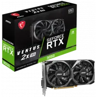 Відеокарта GeForce RTX 3050 8GB GDDR6 MSI (RTX 3050 VENTUS 2X XS 8G OC)