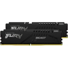 Пам'ять DDR5 RAM_64Gb (2x32Gb) 6000Mhz Kingston Fury Beast Black (KF560C40BBK2-64) - зображення 1