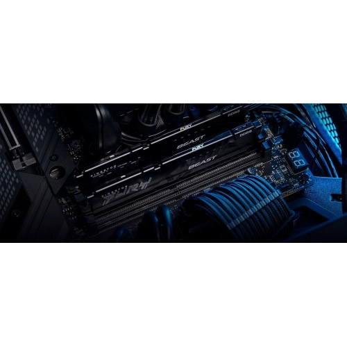 Пам'ять DDR5 RAM_64Gb (2x32Gb) 6000Mhz Kingston Fury Beast Black (KF560C40BBK2-64) - зображення 4